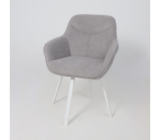 Стул поворотный Romeo Smile 360 b22 grey lux/белый