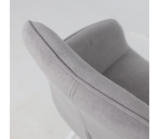 Стул поворотный Romeo Smile 360 b22 grey lux/белый