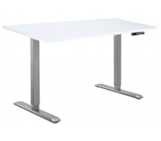 Стол с регулируемой высотой Manual DESKFIT DF100 GREY 120*65*2,5 см (столешница ЛДСП)