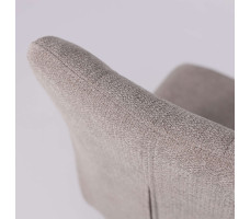 Стул поворотный SMART-R 360 g05 GREY BEIGE шенилл LUX - d07 PEARL GREY LUX/черный