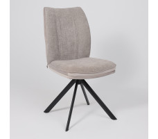 Стул поворотный SMART-R 360 g05 GREY BEIGE шенилл LUX - d07 PEARL GREY LUX/черный