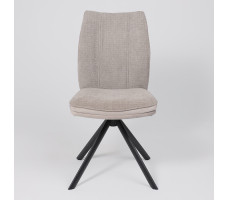 Стул поворотный SMART-R 360 g05 GREY BEIGE шенилл LUX - d07 PEARL GREY LUX/черный