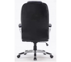 Кресло SitUp SANTA (Санта) chrome (экокожа Black/Black)