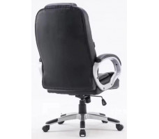 Кресло SitUp SANTA (Санта) chrome (экокожа Black/Black)