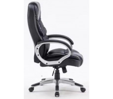 Кресло SitUp SANTA (Санта) chrome (экокожа Black/Black)