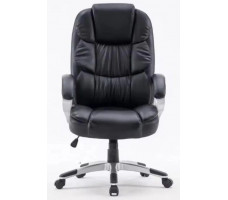 Кресло SitUp SANTA (Санта) chrome (экокожа Black/Black)