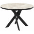 Стол раздвижной RONALDO-120 120(160) ONYX PREMIUM CER/черный