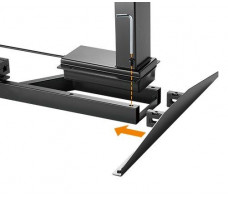 Стол с регулируемой высотой Ergo Desk Pro Black 136*80*3,6