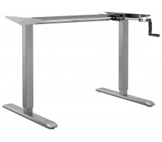 Стол с регулируемой высотой Manual DESKFIT DF100 GREY 120*65*2,5 см (столешница ЛДСП)