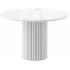 Стол Askar Round-116 patagonoa bianco gloss premium cer/белый