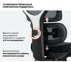 Кресло SPARX Kotlin (Котлин) Black/Black черный/черный