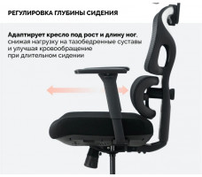 Кресло SPARX Kotlin (Котлин) Black/Black черный/черный