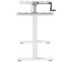 Стол с регулируемой высотой Manual Desk Compact Fr White 138*80*1,8 см