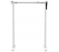 Стол с регулируемой высотой Manual Desk Compact Fr White 138*80*1,8 см