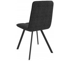 Стул Rom D d24 BLACK LUX/черный