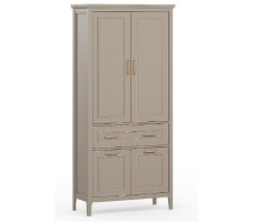 Шкаф Classic REG4D1S 95*40.5*203 глиняный серый