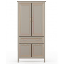 Шкаф Classic REG4D1S 95*40.5*203 глиняный серый