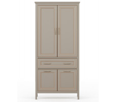 Шкаф Classic REG4D1S 95*40.5*203 глиняный серый