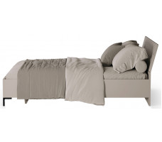 Кровать Domenica LOZ160х200 М 160*200 с металлическим основанием глиняный серый