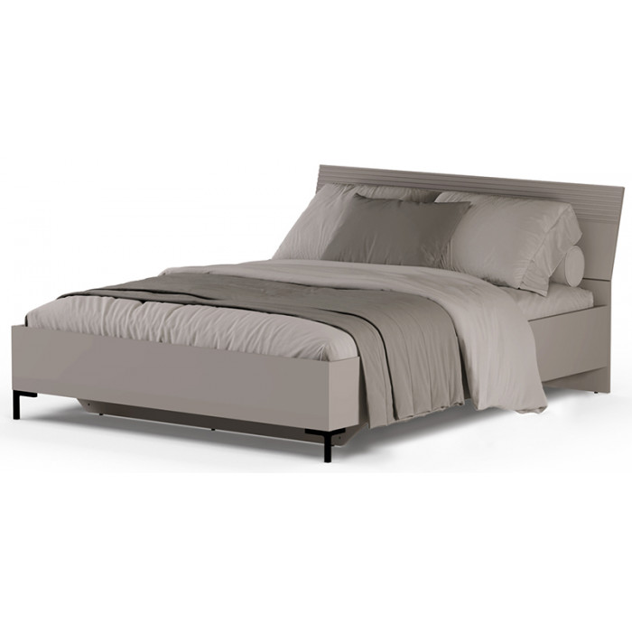 Кровать Domenica LOZ160х200 М 160*200 с металлическим основанием глиняный серый