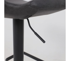 Стул барный AksHome FINCH (Финч) экокожа винтажный черный WATUSI 16/черный