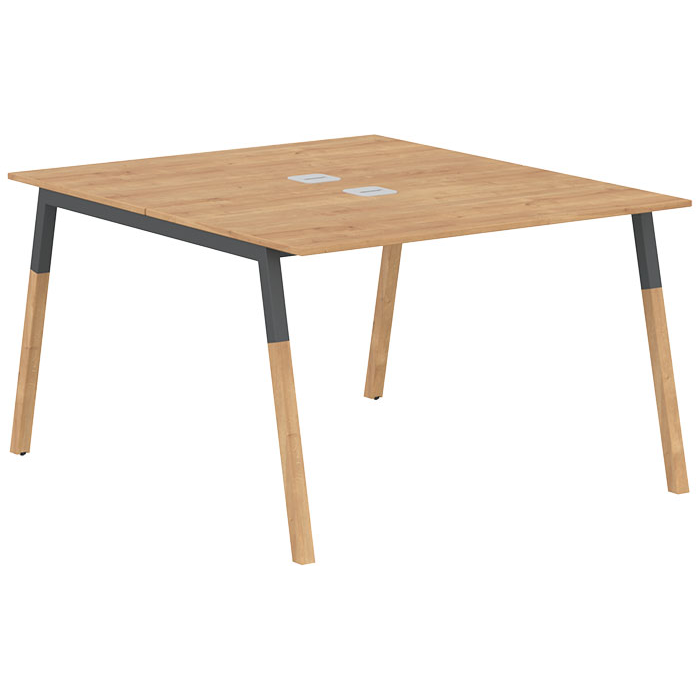Двухместная рабочая станция Forta FWST 1113 Anthracite