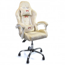 Геймерское кресло Calviano ASTI ULTIMATO beige fabric Геймерское кресло Calviano ASTI ULTIMATO beige fabric