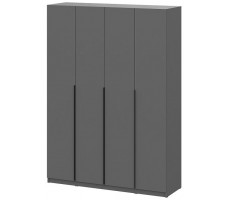 Шкаф NN Мебель ШК 5 (1600) графит серый