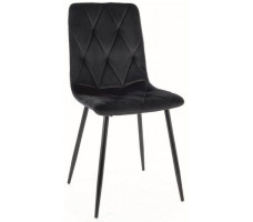 Стул Signal Tom (Том) Velvet Bluvel 19 черный/черный