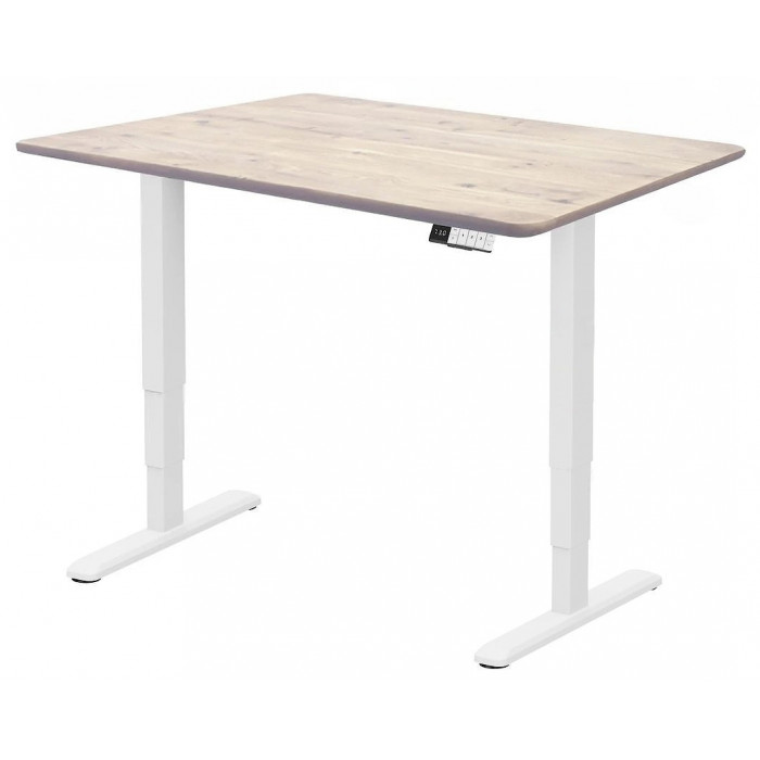 Стол с регулируемой высотой Wooden Unique Ergo Desk White 130*75*2,7 см (натуральное дерево)