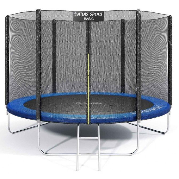 Батут Atlas Sport 252 см (8ft) BASIC синий