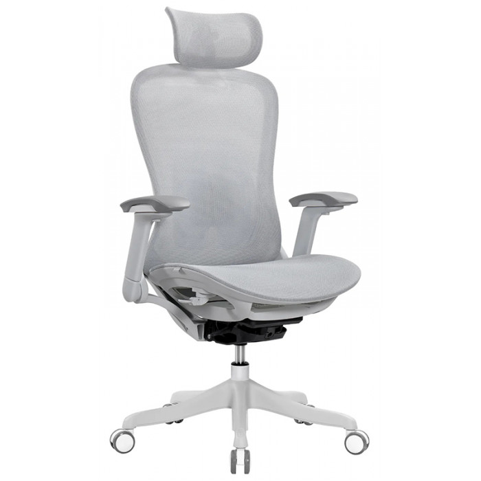 Кресло SPARX Enigma (Энигма) White/Grey белый/серый