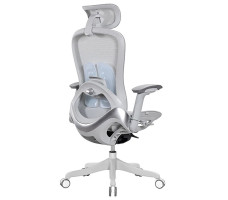 Кресло SPARX Enigma (Энигма) White/Grey белый/серый