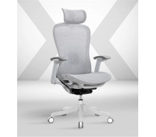Кресло SPARX Enigma (Энигма) White/Grey белый/серый