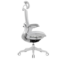Кресло SPARX Enigma (Энигма) White/Grey белый/серый