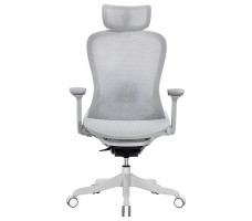 Кресло SPARX Enigma (Энигма) White/Grey белый/серый