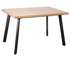 Стол Hagen 120 (120-160)*80 дуб канзас/черный