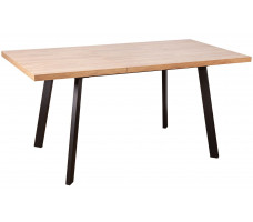 Стол Hagen 120 (120-160)*80 дуб канзас/черный