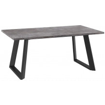 Стол раздвижной LEON LUX RADIAL-160 160(205)*90 дымчатая керамика/черный Стол раздвижной LEON LUX RADIAL-160 160(205)*90 дымчатая керамика/черный