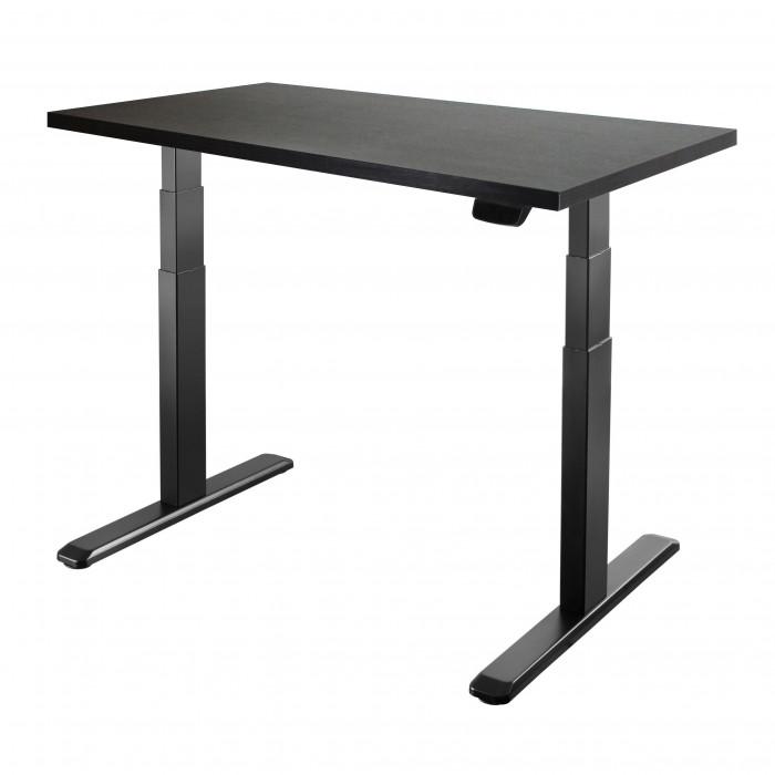Стол с регулируемой высотой Unique Ergo Desk Black 136*80*3,6 см (столешница ЛДСП)