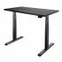 Стол с регулируемой высотой Unique Ergo Desk Black 136*80*3,6 см (столешница ЛДСП)