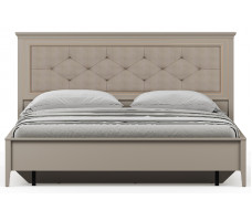 Кровать Classic LOZ180х200 М 180*200 глиняный серый (с металлическим основанием) с мягким изголовьем