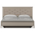 Кровать Classic LOZ180х200 М 180*200 глиняный серый (с металлическим основанием) с мягким изголовьем