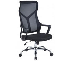 Кресло SitUp WORK chrome (сетка Black/Black)
