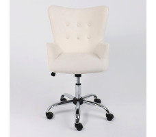 Кресло AksHome BELLA Buble (Белла Бабл) White 15 букле/белый
