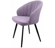Стул Гальваник Камино лофт Catania Lavender / черный