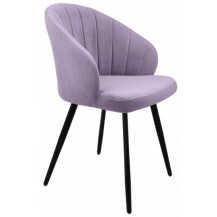 Стул Гальваник Камино лофт Catania Lavender / черный Стул Гальваник Камино лофт Catania Lavender / черный