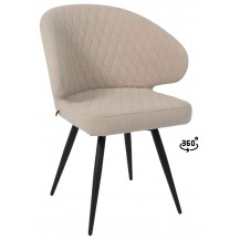 Стул поворотный Rob-R1 b03 cream lux/черный Стул поворотный Rob-R1 b03 cream lux/черный