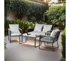Комплект садовой мебели Sundays LUC-X-A4-W0357 серый