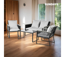 Комплект садовой мебели Sundays LUC-X-A4-W0357 серый